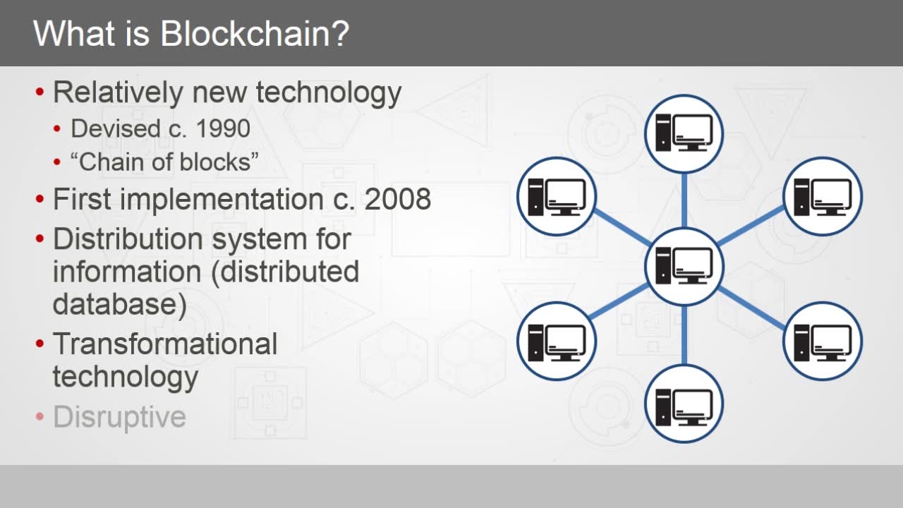 Courses for Blockchain: Blockchain Beginner - Skillsoft