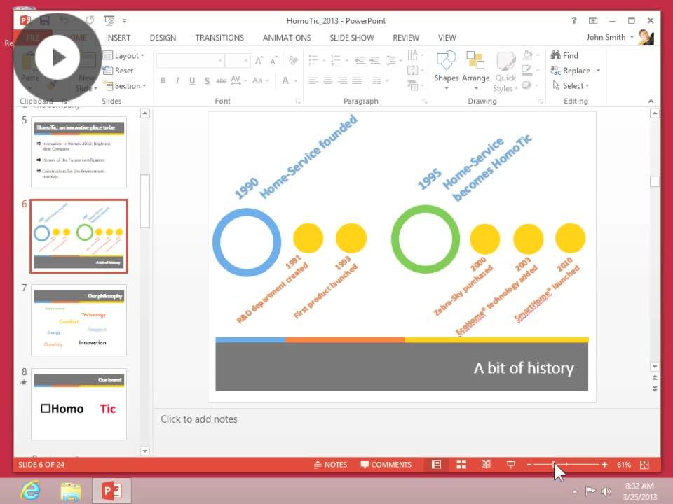 Getting Started - PowerPoint 2013 (Windows) - BEGINNER - Skillsoft