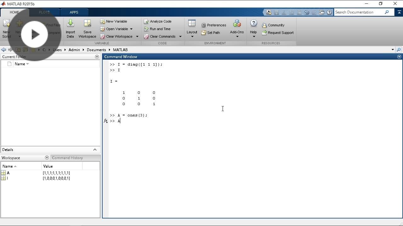 MATLAB Fundamentals - MATLAB R2015B - BEGINNER - Skillsoft