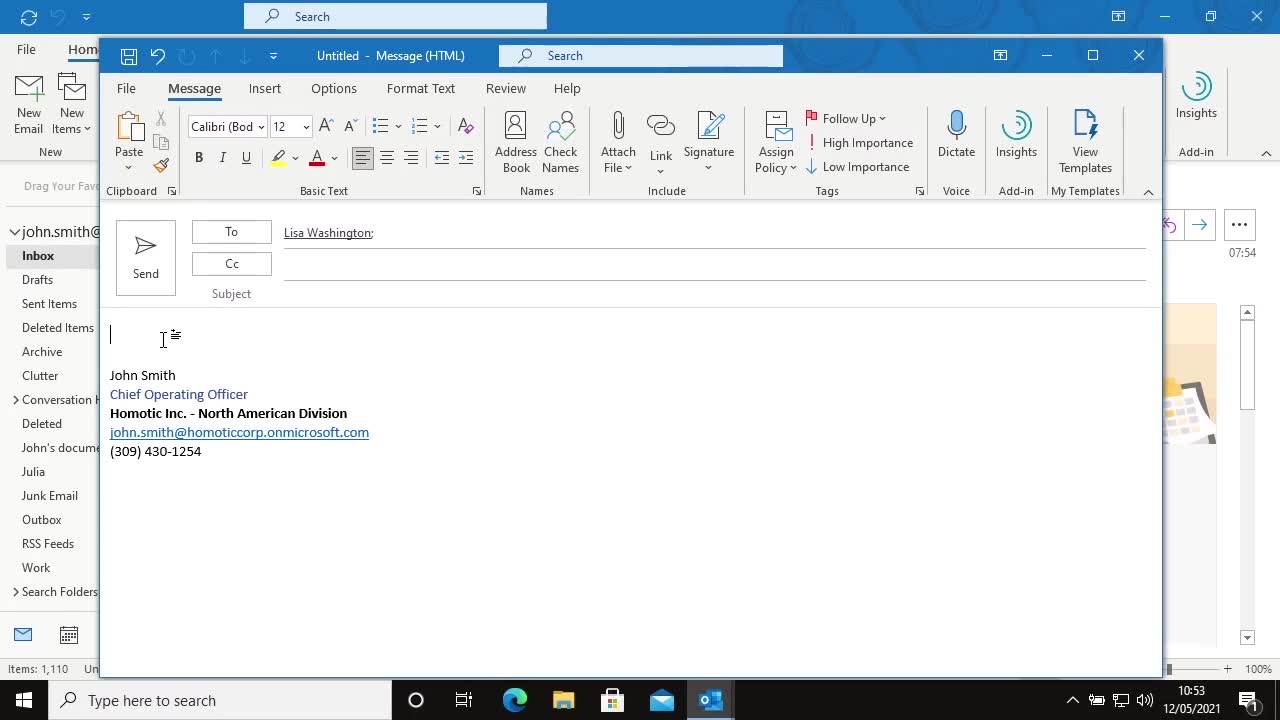 Outlook 365 (2021) - Skillsoft