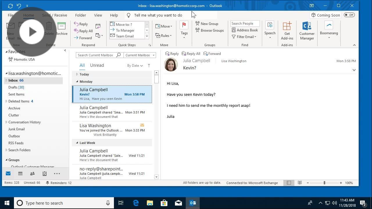Setting Up Outlook Microsoft 365 Skillsoft