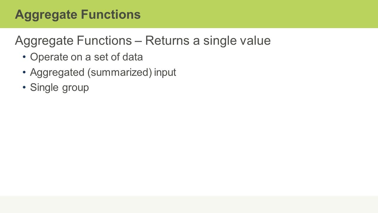 Microsoft SQL Server 2016 Data Querying and Manipulation Competency ...