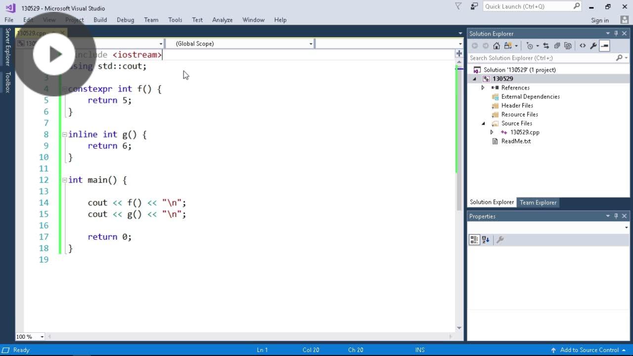 Functions, References, Exceptions Strings & Namespaces - C++ 14 - BEGINNER  - Skillsoft