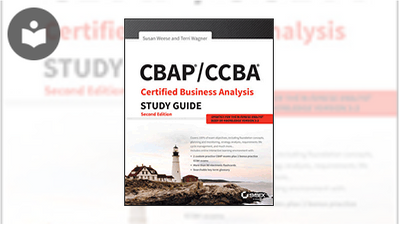 CBAP / CCBA Certified Business Analysis Study Guide, 2nd Edition Book - EVERYONE - Skillsoft