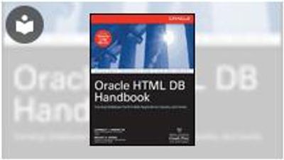 Oracle HTML DB Handbook Book - EVERYONE - Skillsoft