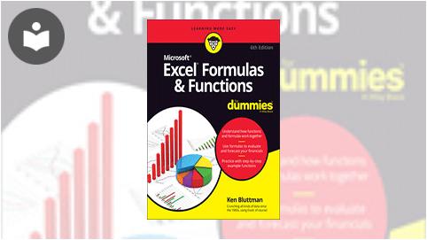 Excel Formulas & Functions For Dummies, 6th Edition Book