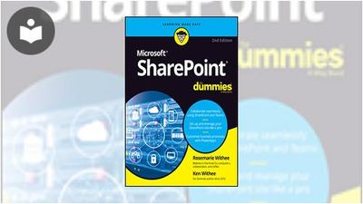 SharePoint For Dummies, 2nd Edition Book - EVERYONE - Skillsoft