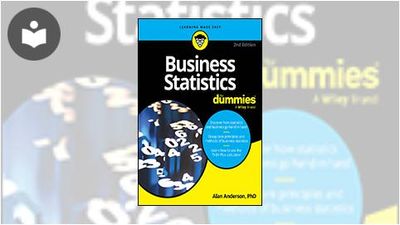 Business Statistics For Dummies, 2nd Edition Book - EVERYONE - Skillsoft