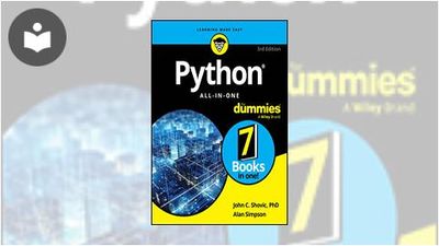 Python All-in-One For Dummies, 3rd Edition Book - EVERYONE - Skillsoft