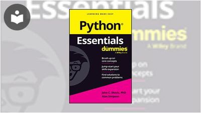Python Essentials For Dummies Book - EVERYONE - Skillsoft