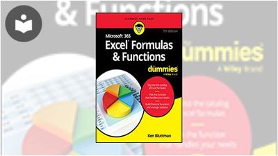 Microsoft 365 Excel Formulas & Functions for Dummies, 7th Edition Book ...