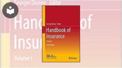 Insurance Releated Handbook.pdf Handbook of Insurance: Volume I, Third Edition Book - EVERYONE - Skillsoft