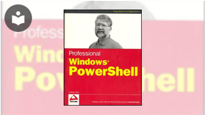 Professional Windows PowerShell Book - EVERYONE - Skillsoft