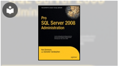 Pro SQL Server 2008 Administration Book - EVERYONE - Skillsoft