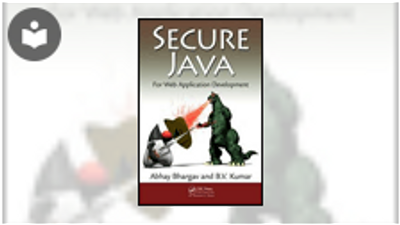 Secure Java: For Web Application Development Book - EVERYONE - Skillsoft