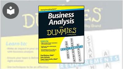 Business Analysis For Dummies Book - EVERYONE - Skillsoft
