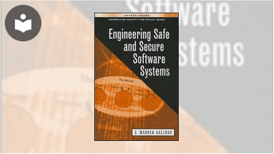 Engineering Safe and Secure Software Systems Book - EVERYONE - Skillsoft