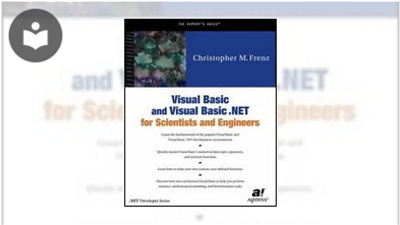 Visual Basic and Visual Basic .NET for Scientists and Engineers Book ...